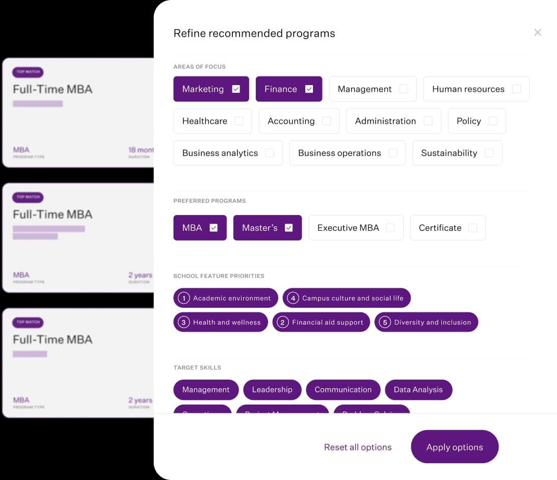 Filter to find the right program-image